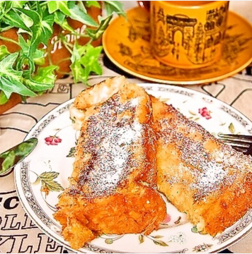 ふわふわ食感で至福のフレンチトースト,朝ごはん,10分,レシピ
