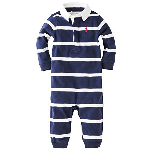 Polo Ralph Lauren/ポロ ラルフ ローレン ベビー ロンパース　男の子(サイズ：6m、カラー：french navy） [並行輸入品],ベビー服,ブランド,おすすめ