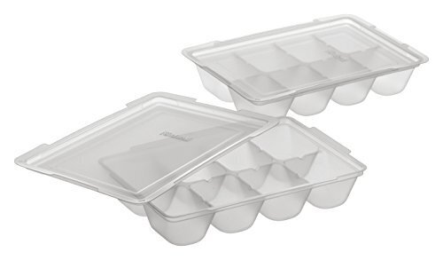 リッチェル Richell 調理用品 わけわけフリージング ブロックトレー25 1ブロック容量25ml 8ブロック 2枚入り,離乳食,茶碗蒸し,