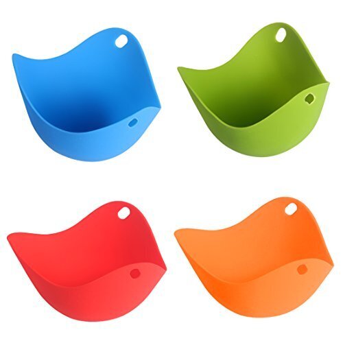 Andux Space 卵蒸し器 シリコン 4個セット ZDQ-01,離乳食,茶碗蒸し,