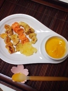 離乳食★お麩でフレンチトースト,離乳食,フレンチトースト,