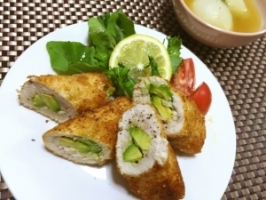 ささみのアボカド巻き,離乳食,アボカド,