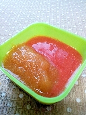 ≪離乳食　初期≫アップルトマト☆,離乳食,トマト,