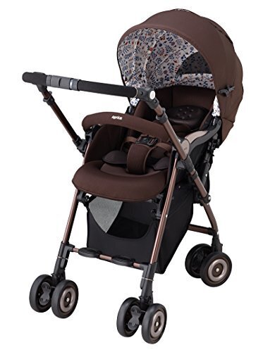 Aprica (アップリカ) ハイシートベビーカー ソラリア ブリックブラウン BR 両対面タイプ 【3年保証対応品 + オート4輪機能搭載】 92777,ベビーカー,おすすめ,