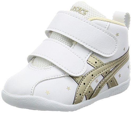 [アシックス スクスク] ファーストシューズ ファブレFIRST TUF110/TUF123/1144A015 ベビー ホワイト/シャンパンゴールド 13.5 cm,ファーストシューズ,人気,