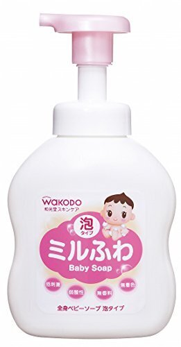 ミルふわ 全身ベビーソープ 泡タイプ 本体 450mL,ベビーソープ,液体,おすすめ