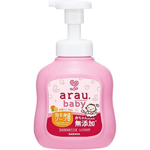 アラウベビー 泡全身ソープ しっとり 本体 450mL,ベビーソープ,液体,おすすめ