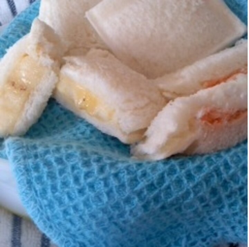 *:☆　離乳食幼児食・ランチパック風サンド　☆:*,離乳食,取り分け,レシピ