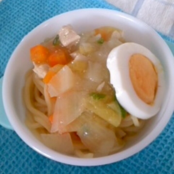 *：☆　離乳食幼児食・五目ラーメン玉子のせ　☆：*,離乳食,取り分け,レシピ