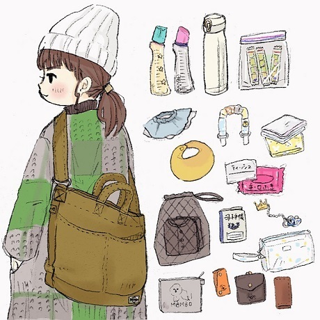 omochi.boy,赤ちゃん,おでかけ,持ち物