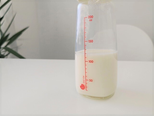 120ml,ミルク,授乳,