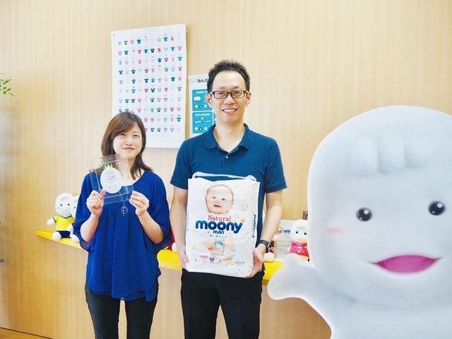 受賞企業「ユニ・チャーム」ご担当者,おむつ,パンツ,
