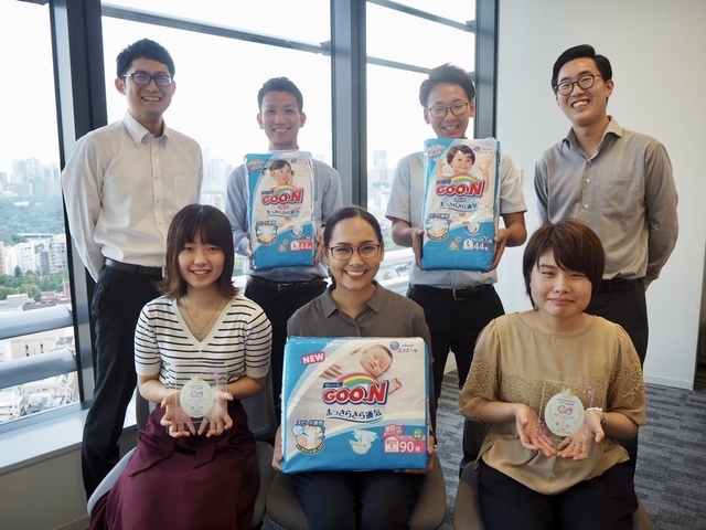 大王製紙さま,おむつ,テープ,