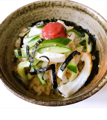 妊婦さんにもおすすめ！さっぱり冷やし麦茶漬け,妊婦,レシピ,夏