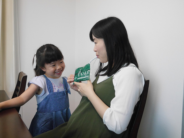 Tさん(第二子妊娠中)/キューサイ社員,青汁,プレママ,栄養