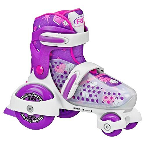 ROLLER DERBY(ローラーダービー) EZ ROLL(イージーロール) パープル Sサイズ(14.0-17.0cm) W1960S,子供,ローラースケート,