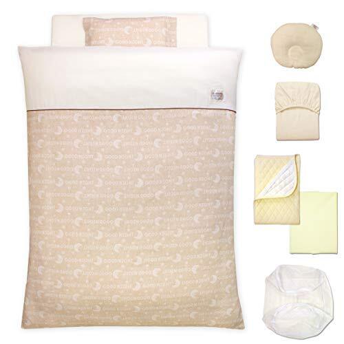 日本製 ベビー布団 11点セット ≪GOOD NIGHT≫ オーガニックコットン ダブルガーゼ 綿100% un doudou No.1150,ベビー布団,