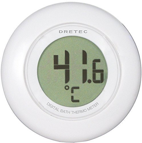 ドリテック(dretec) デジタル湯温計 ホワイト O-227WT,湯温計,