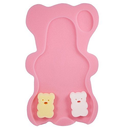 Seliyi 赤ちゃん用 お風呂マット 新生児 シャワー スポンジマット おふろ用品 保護 安心 ベビーバス用品,お風呂マット,赤ちゃん,