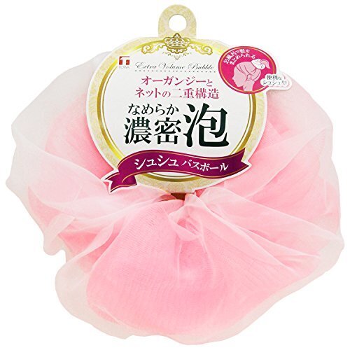 東和産業 泡立てネット シュシュ バスボール ピンク 直径約14cm,ベビー石鹸,固形,おすすめ