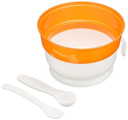 OSK おかゆクッカー オレンジ 約14.4×15.2×8.9cm,おかゆクッカー,