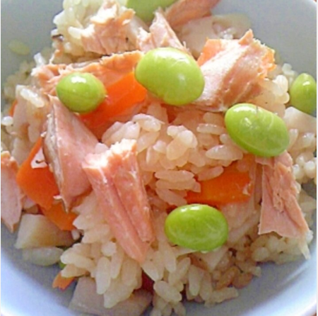 ✿秋鮭の炊き込みご飯✿,秋,妊婦,レシピ