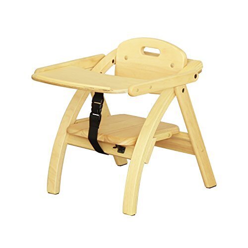 大和屋 アーチ木製ローチェア N NA(ナチュラル) ベビーチェア 木製 6カ月,ベビーチェア,