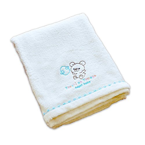 【Tenshi no Tamago】 天使の卵 今治 オーガニックコットン バスタオル エンジェルベビー ベビーギフト 出産祝い (AB002) (無料包装),赤ちゃん,バスタオル,