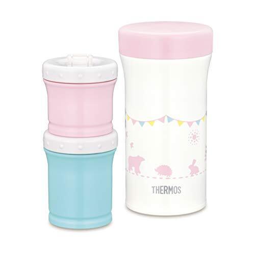 サーモス(THERMOS) まほうびんの離乳食ケース JBW-240 ピンク 1個 (x 1),離乳食,持ち運び,