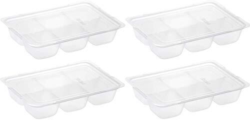 【Amazon.co.jp限定】 リッチェル Richell わけわけフリージング ブロックトレー R 50 1ブロック容量50ml 6ブロック 4枚入,離乳食,準備,