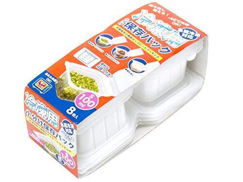 ストリックスデザイン 冷凍用 小分け 保存パック 日本製 Sサイズ 8枚 半透明 100ml 保存容器 電子レンジ対応 目盛り付き 積み重ね可 ご飯 おかず 離乳食 HT-130,離乳食,準備,