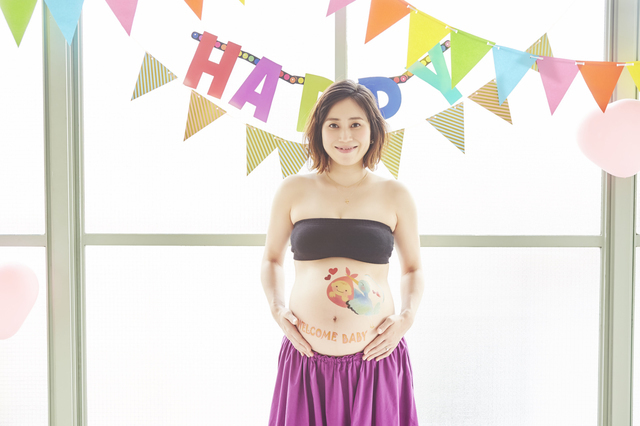 マタニティペイント,マタニティフォト,小物,