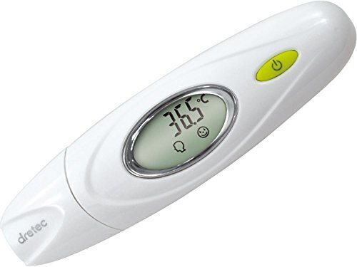 dretec(ドリテック) 体温計 赤外線 赤ちゃん お年寄り おでこ 耳 TO-300WT (ホワイト),体温計,赤ちゃん,