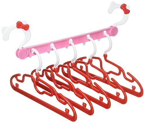 錦化成 子供用 ハンガー ハローキティ 5連ハンガーセット,ベビーハンガー,