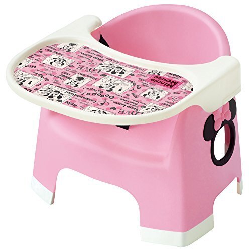 錦化成 ベビーチェア ミニーマウス お食事ローチェア ピーチピンク,ベビーチェア,おすすめ,