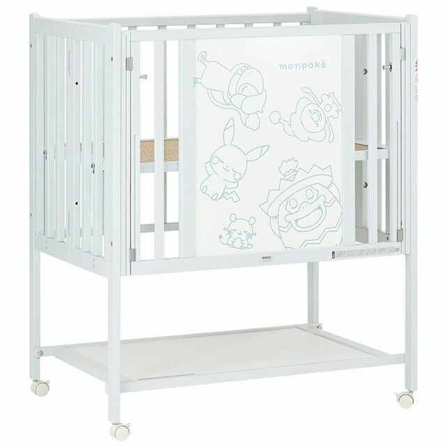 折りたたみミニベッド ハイタイプ モンポケ(0ヵ月~),