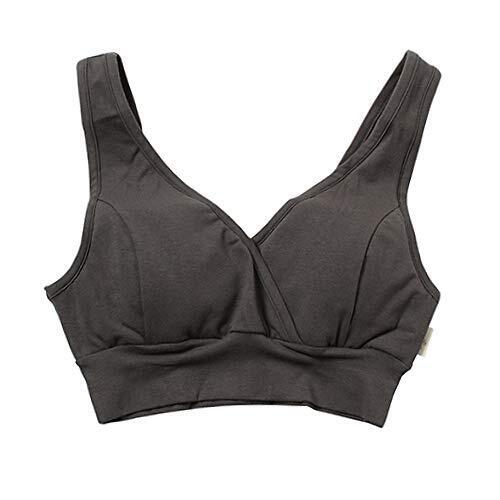 ママと赤ちゃんのために考え抜かれた授乳用ブラジャー「モーハウスブラ」 (Ｌ, チャコール),授乳用ブラジャー,おすすめ,選び方