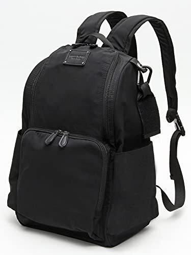 Sweet Mommy マザーズバッグ リュック 撥水 抱っこ紐したままおろせる ベビーカーフック付き 保温保冷ポケット 盗難防止背面ポケット ママバッグ ママリュック マザーズリュック キャリーケース用ベルト ベビーに優しい樹脂ファスナー 大容量 ママパパ兼用 【DAILY】 ブラック,マタニティ,バッグ,