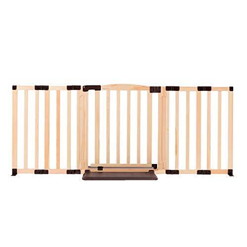 日本育児 おくだけドアーズ Woody-Plus ナチュラル Lサイズ (x 1) 6か月~,ベビーゲート,