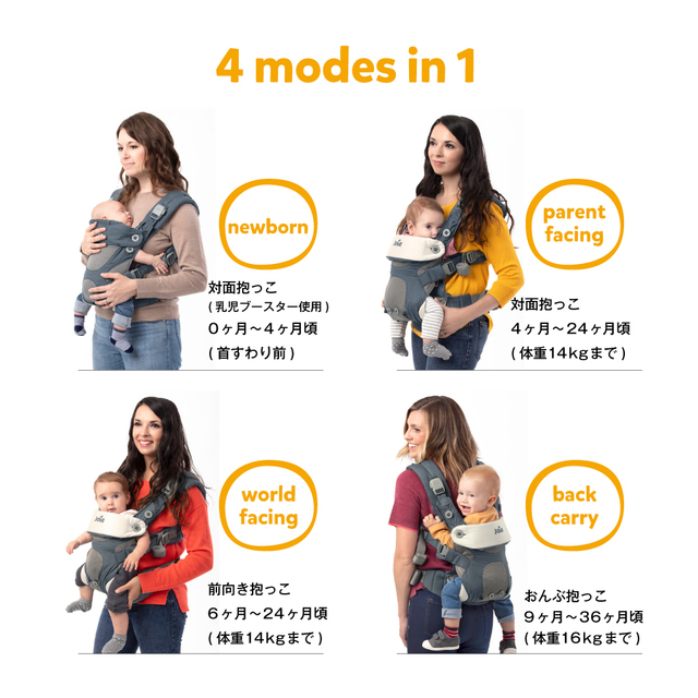 4 models in 1,ベビーキャリア,カトージ,