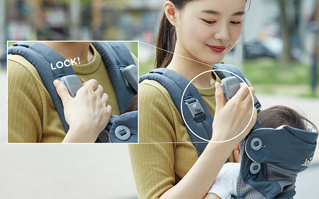 マグネット式バクルでスムーズな乗せ降ろしを実現,ベビーキャリア,カトージ,