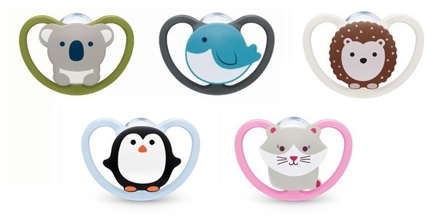 おしゃぶりスペース5種類のデザイン,