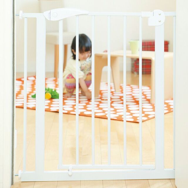 【ベビーセーフティオートゲート(ホワイト)】,ベビーサークル,ベビーゲート,