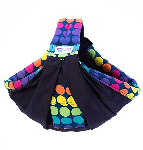 Baba Slings ババスリング 【日本正規品保証付】【正規代理店】 抱っこひも/ベビースリング BBS101 レインボードットネイビー,新生児,抱っこひも,