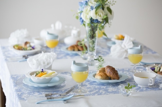 大人用食器と並べても隔たりがないデザイン,離乳食,食器,