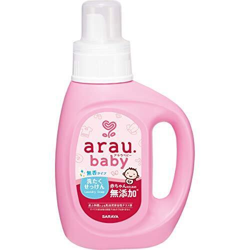 アラウベビー 洗濯せっけん 無香タイプ 本体 800mL,赤ちゃん用,洗濯洗剤,口コミ