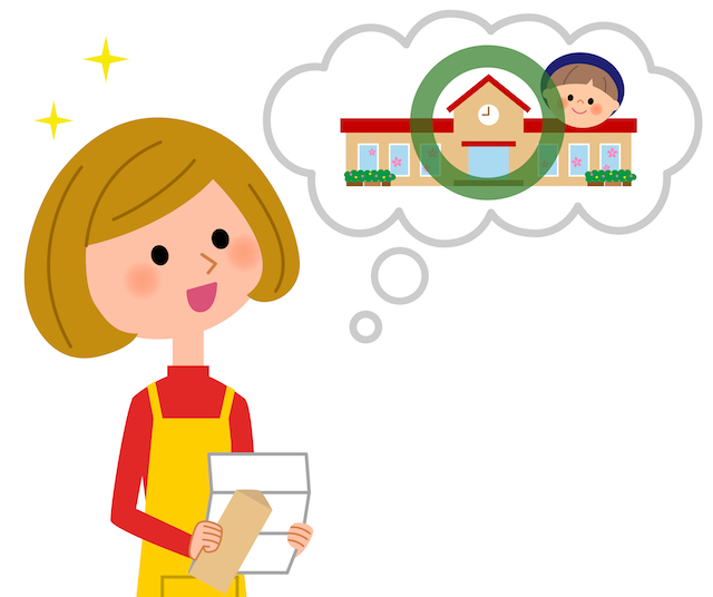 入園通知を待つママ,入園準備,