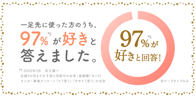 97%のママが好き,おむつ,ムレ,赤ちゃん