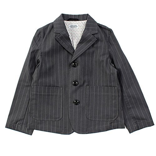 （ブルーアズール）BLUEU AZUR フォーマルジャケット入学式/卒園式/七五三/男の子/スーツ/日本製 130 グレーストライプ,子供服,フォーマル,