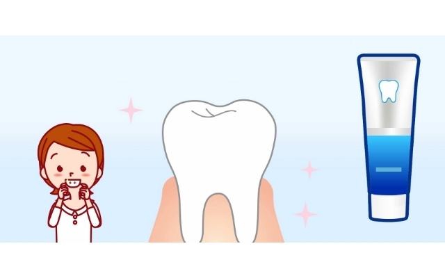 フッ素の効果を表す図,